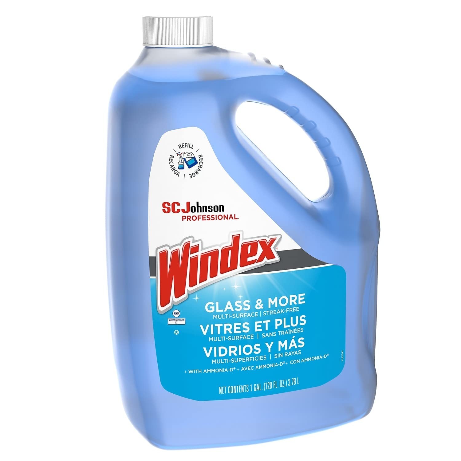Windex Unscented Glass 1 gallon