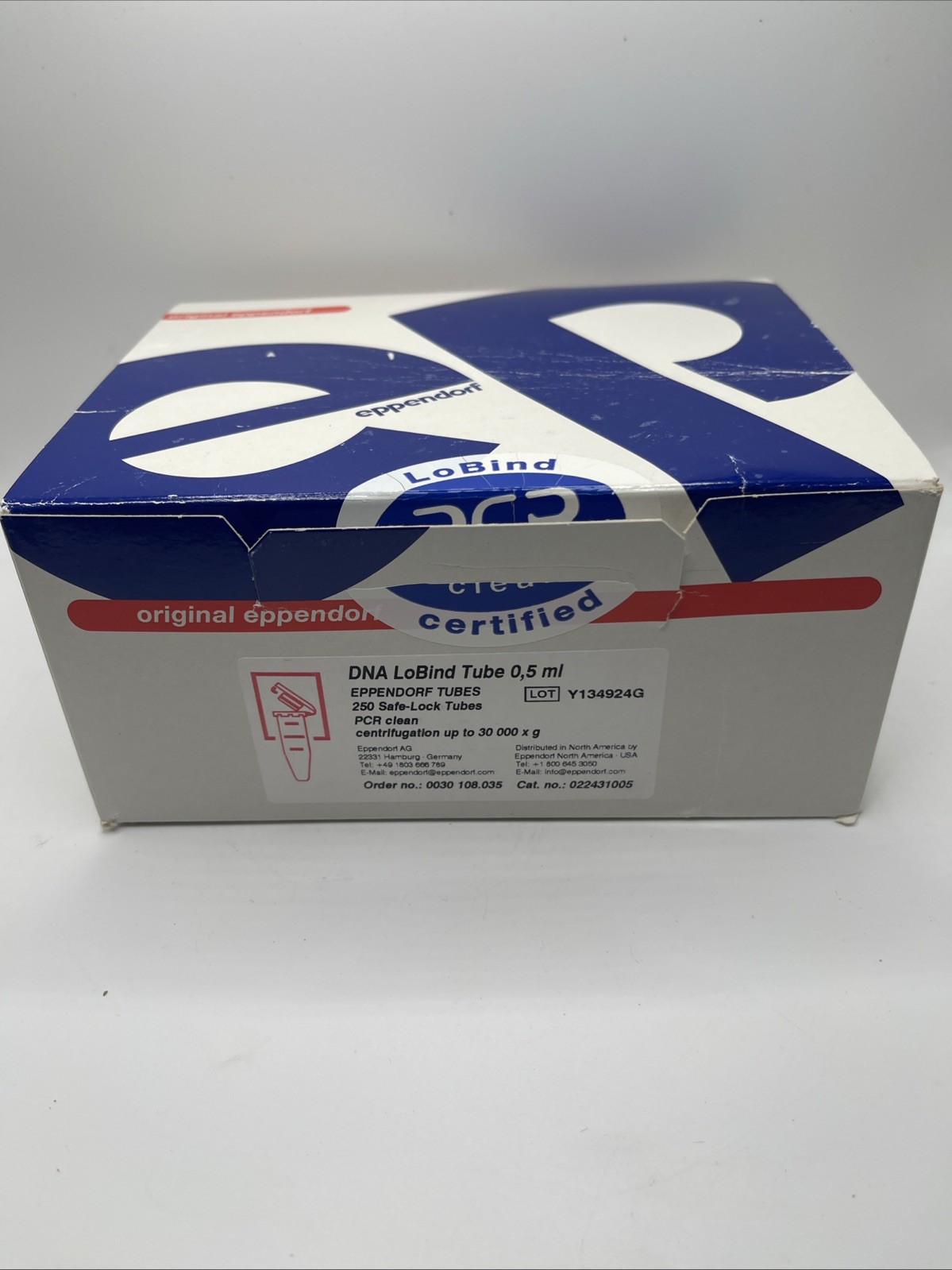 Eppendorf 0.5ml Safe-Lock DNA LoBind PCR Clean Tubes Open Box Unknown Quantity
