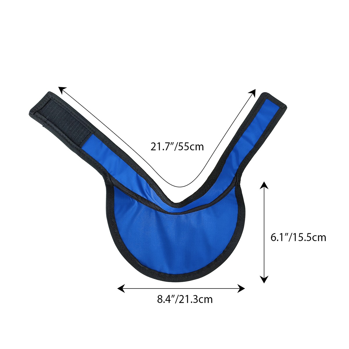 Delantal de protección de plomo dental 0,35 mmPb con protector tiroideo 0,5 mmPb