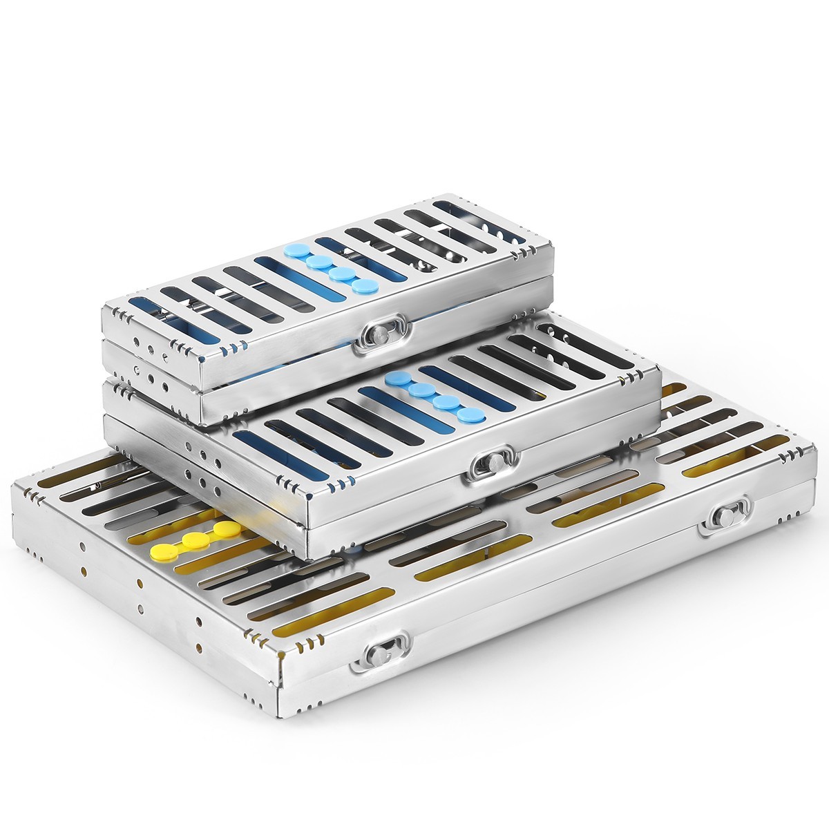 Dental Sterilization Cassette Rack Autoclavable Stainless Steel 135°C 5/10/20