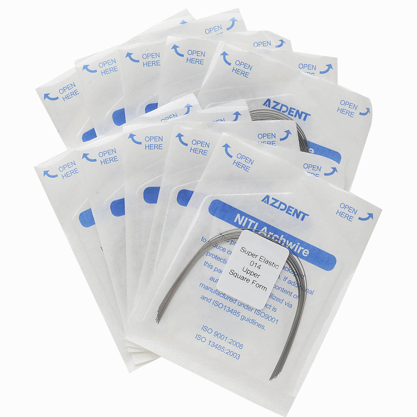 Dental Orthodontic Super Elastic NITI Arch Wire Round Ovoid/Square/Natural