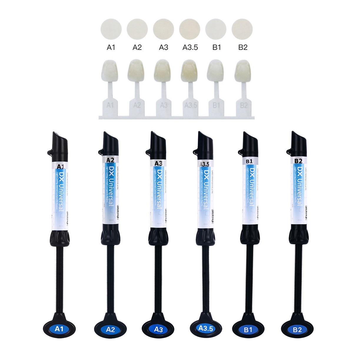 Dental Universal Light Cure Composite Resin/Etching Gel/Bonding Adhesive Kit