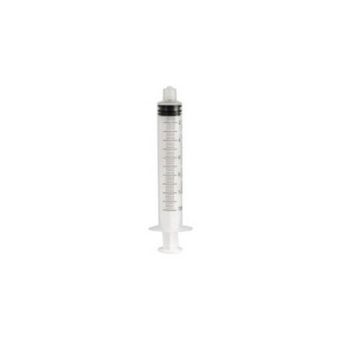 Plasdent LL12 12cc Luer Lock Irrigation Syringes Plastic Disposable 100/Pk