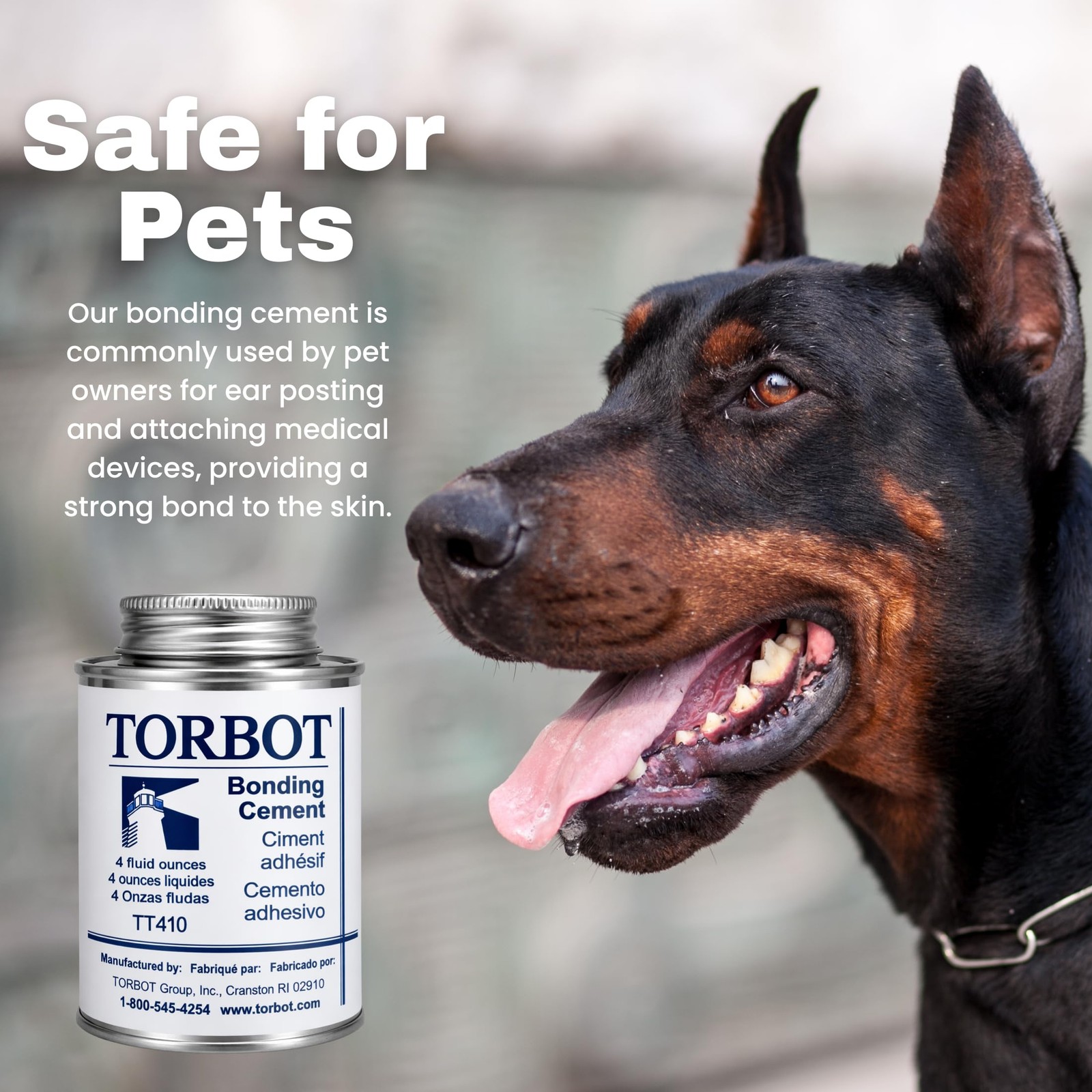 TORBOT Liquid Bonding Cement 4 Fl Oz (Pack of 1), White