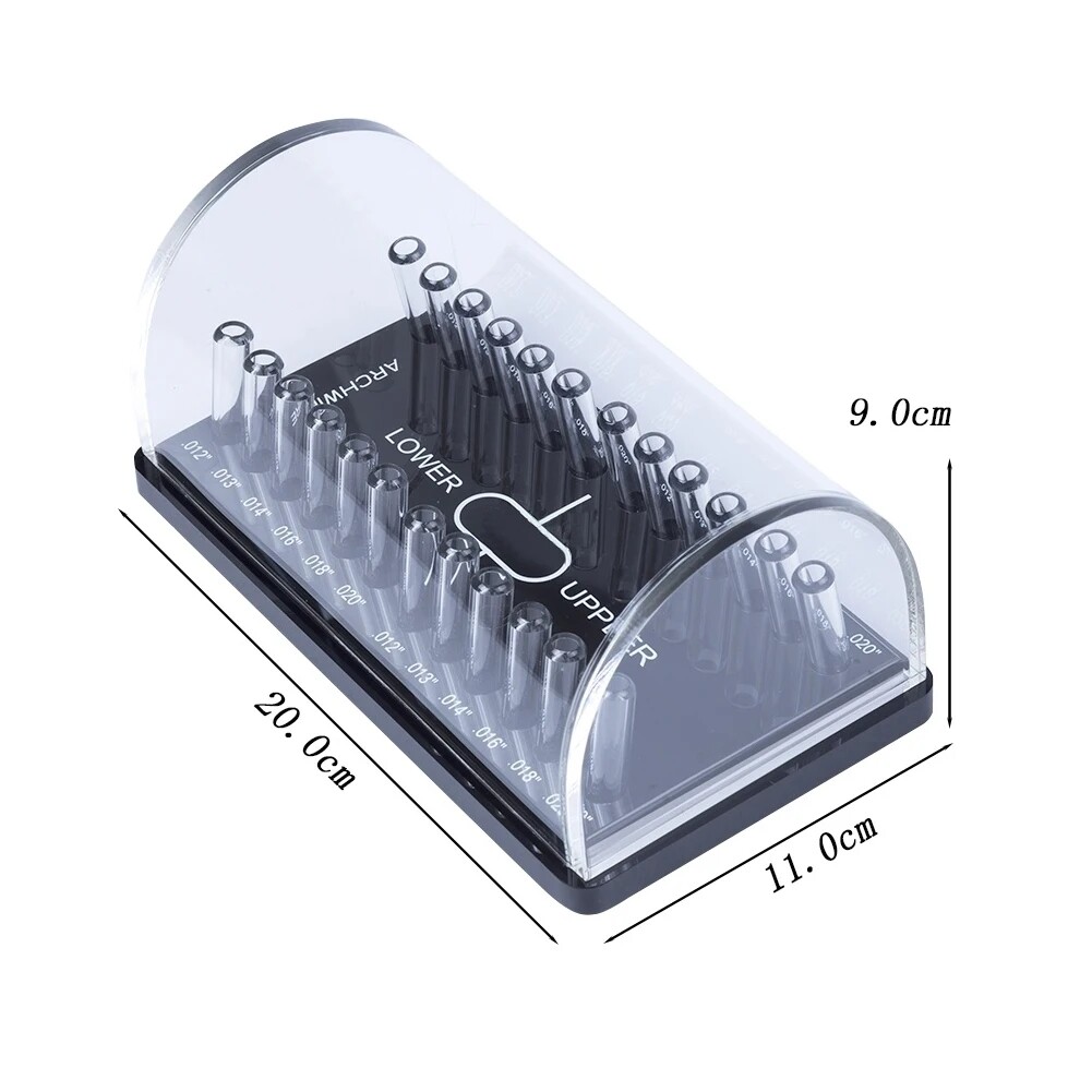 Dental Orthodontic Power Chain Ligature Tie Organizer Storage Box Arch Wire Box