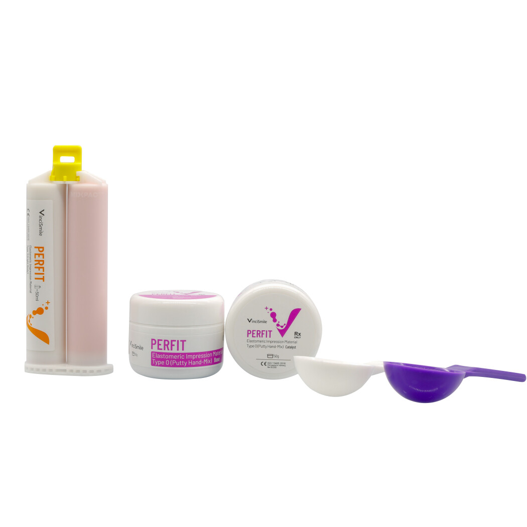 VPS PVS Dental Impression Silicone Material Putty + Light Body Fast/Normal Set