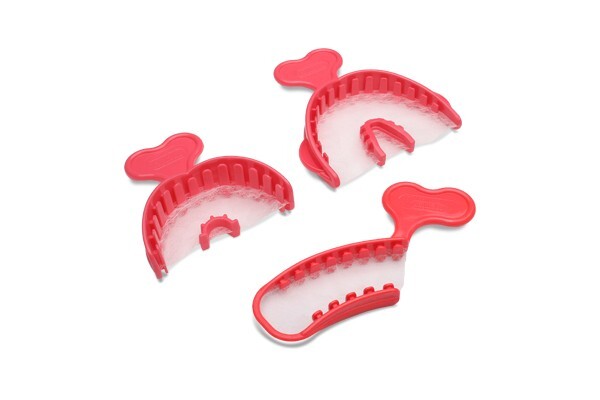 T-Loc Triple Tray Impression Trays, Dual-Arch, Posterior, 35/Pk, 1006204 Premier