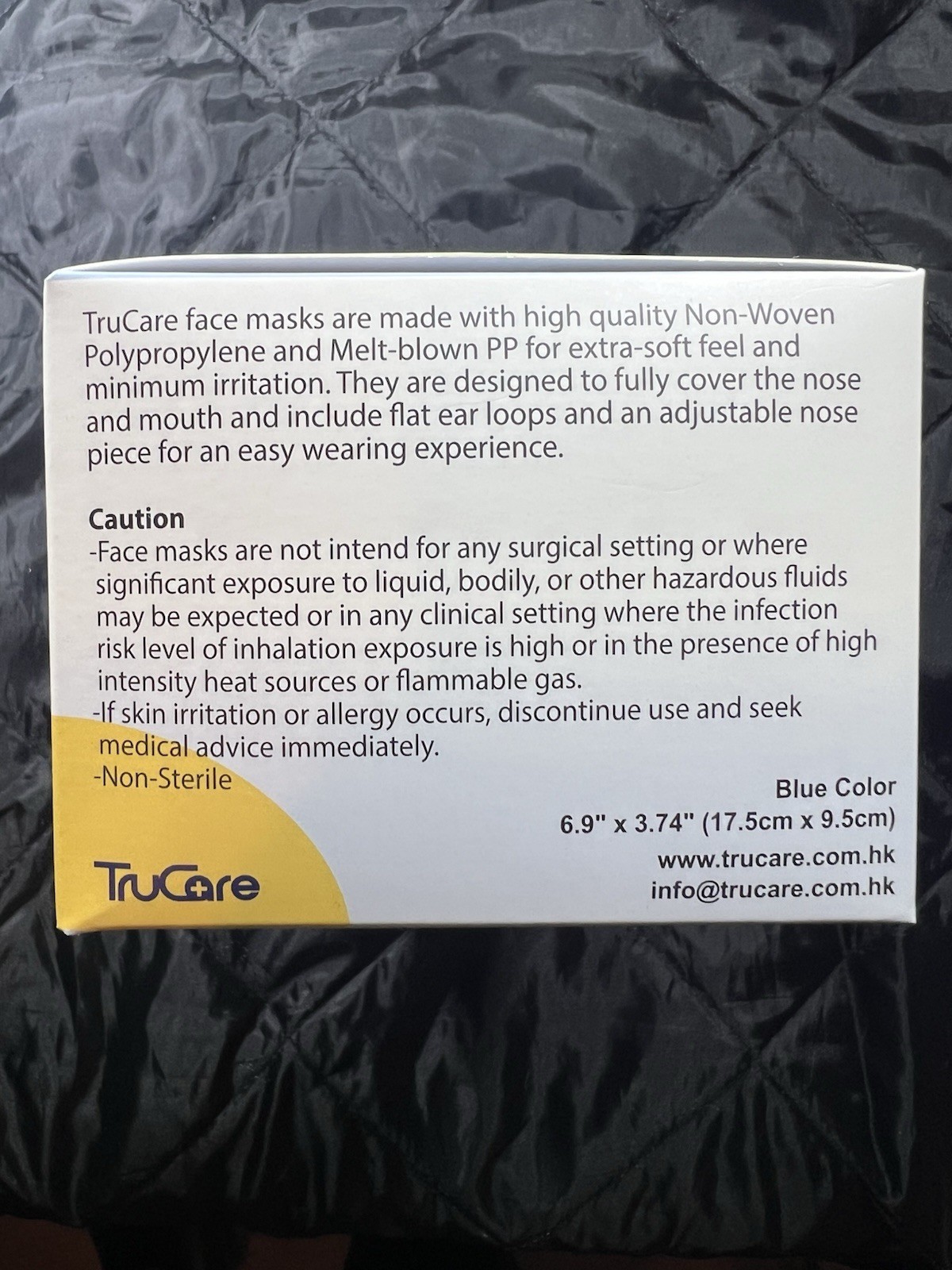 TruCare 3‑Ply Face Masks (50 Pack)