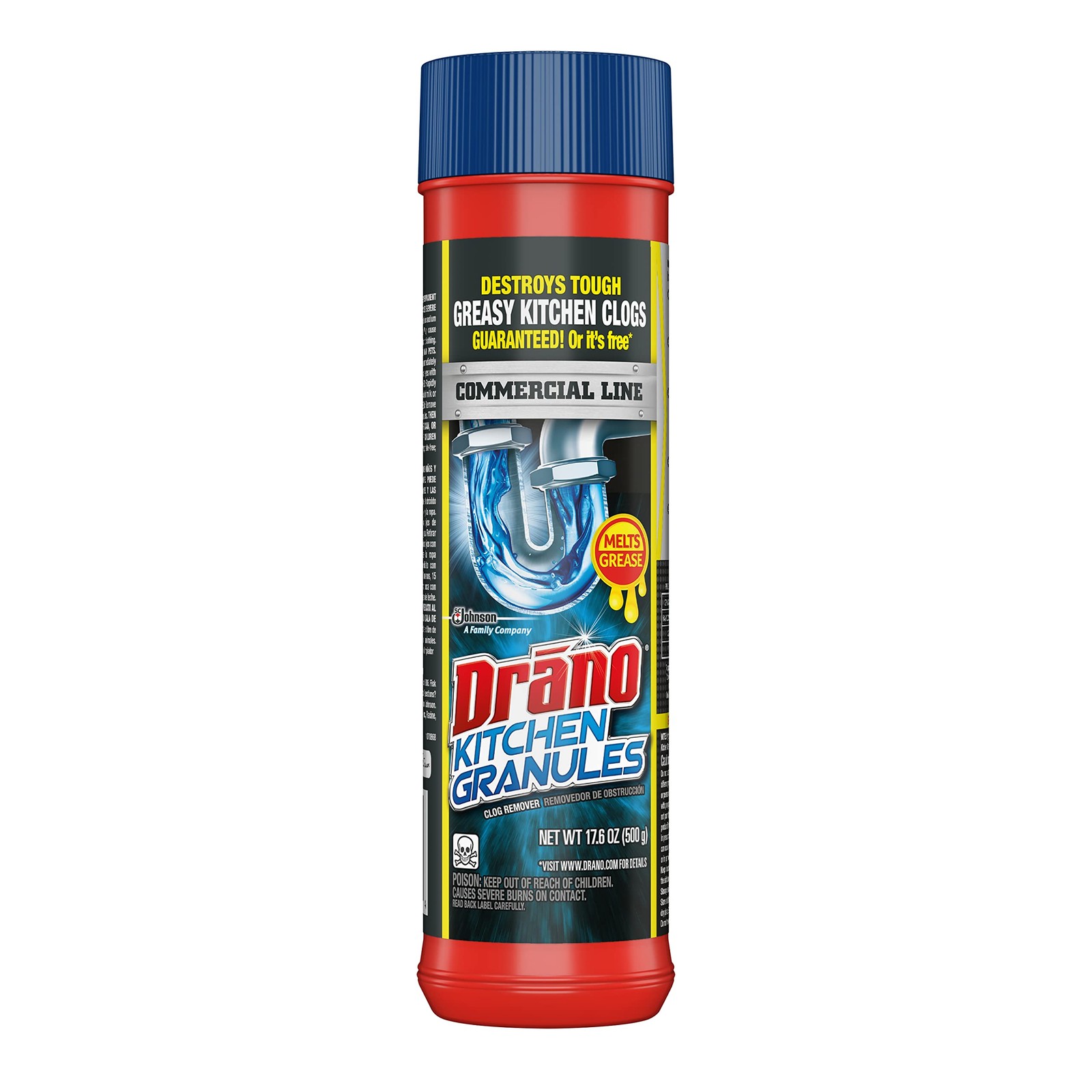 Drano Kitchen Granules Drain Clog Remover and 17.6 Oz (Pack of 1), 1 count