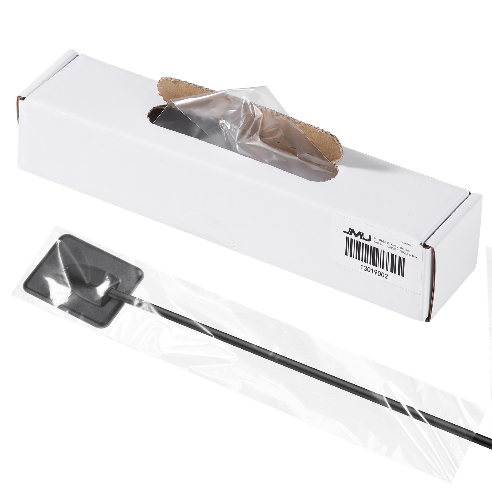 JMU 500pc/Box Dental X-Ray Sensor Cover Protective Film Disposable Sensor Sleeve