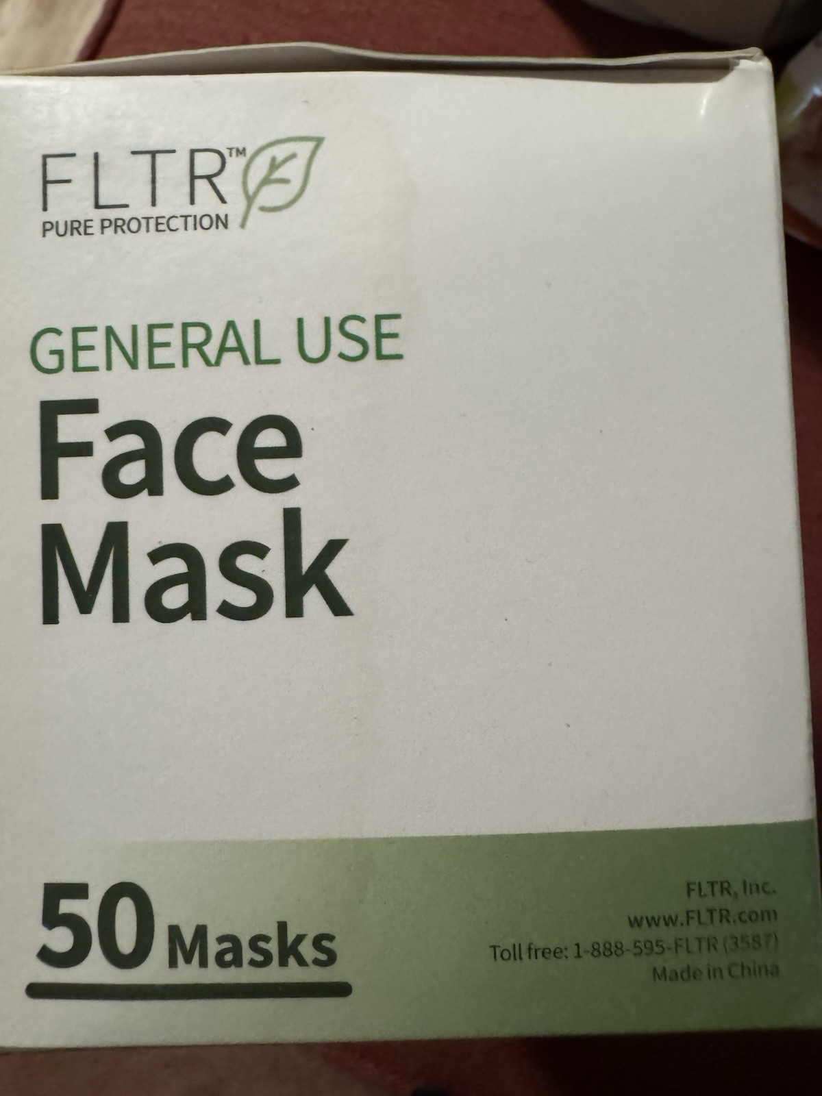 FLTR Pure Protection General Use Face Mask, 50 Masks, MPN 1468552