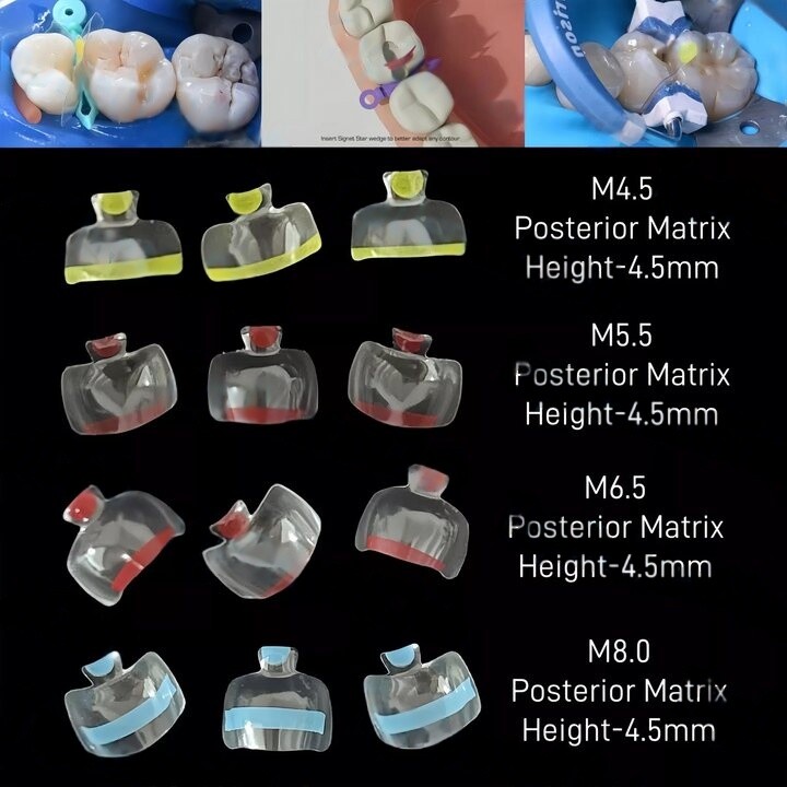 Dental Blue View Strip Anterior Restoration Strips Composite BT Clear Matrix