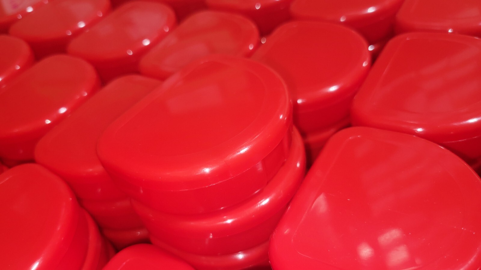 500 Red Retainer Aligner Box Orthodontic Dental Cases Mouth guard, Storage Case