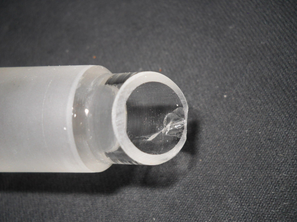 Kontes 29/42 Joint #5 or #6 Pluro Stopper Vacuum Filtration Adapter, Chipped