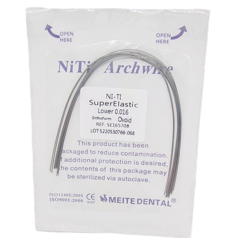 Dental Orthodontic Super Elastic Niti Arch Wire Round 012-020 UPPER LOWER