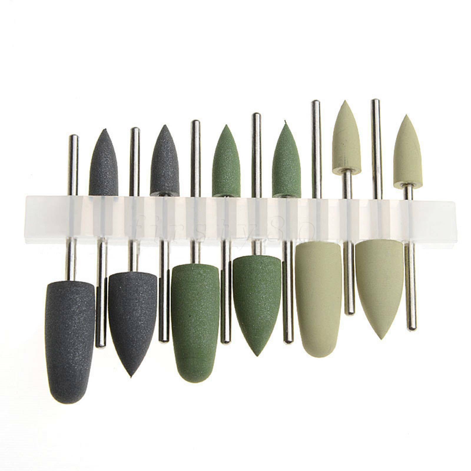 3 Types Dental Diamond Burs Cups Composite Polishing Kit for Low Speed Handpiece