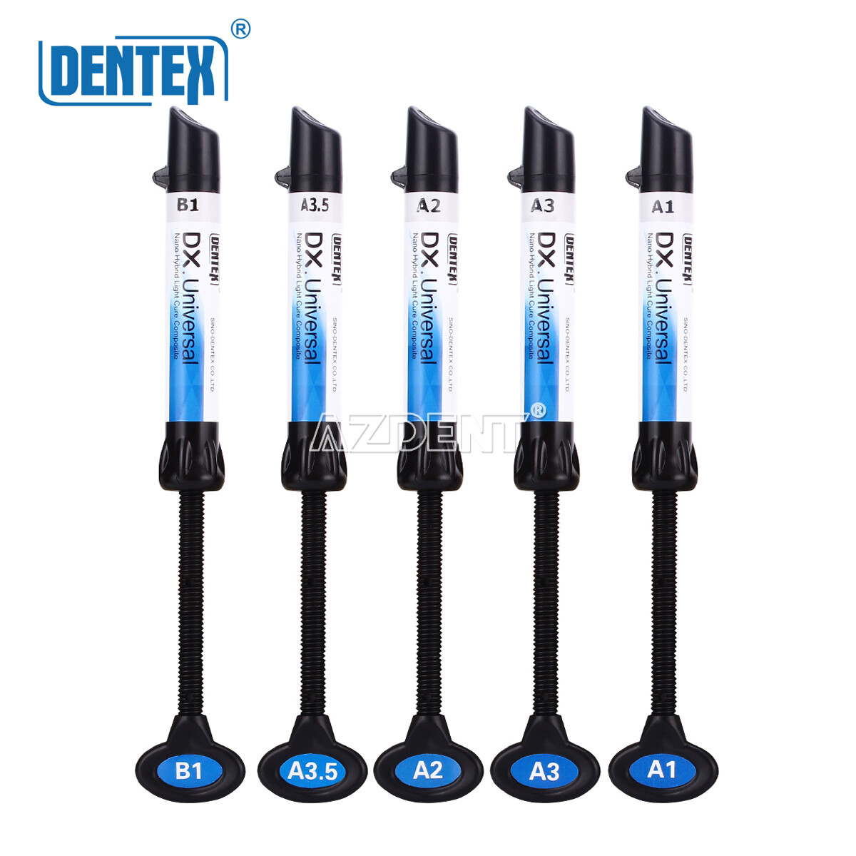 DENTEX Dental Universal Total Etching Adhesive Light Cure Composite Resin Kit
