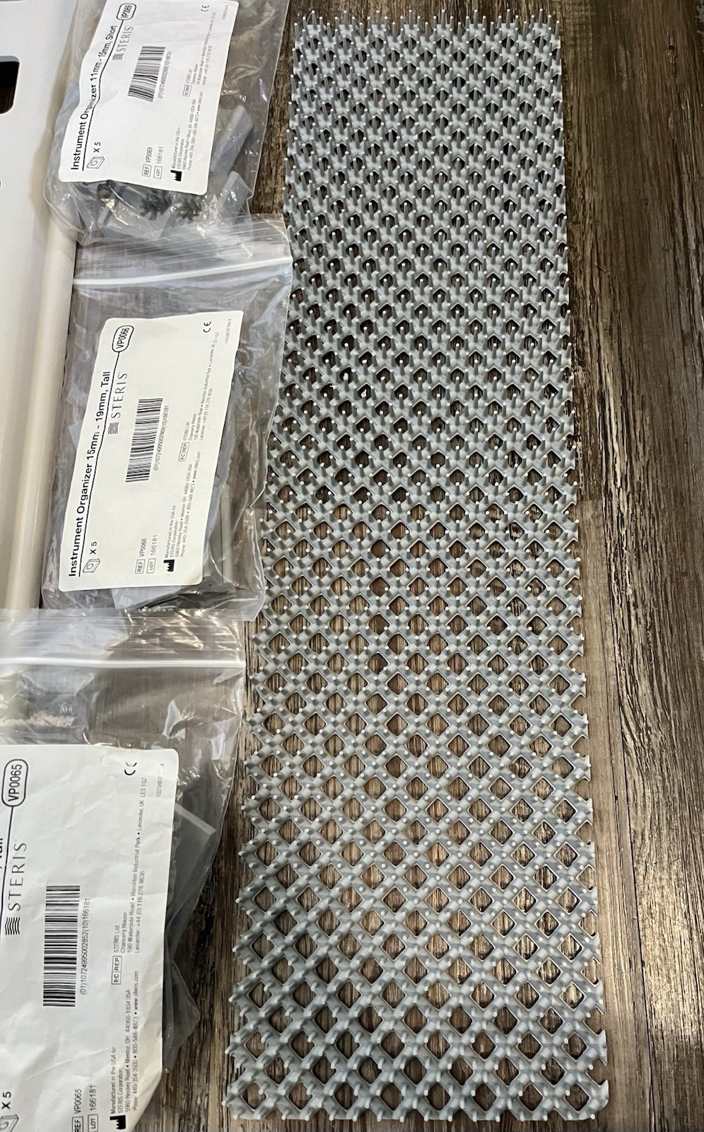 Steris Prolite Sterilization Long Tray With 3 types Of Attachments