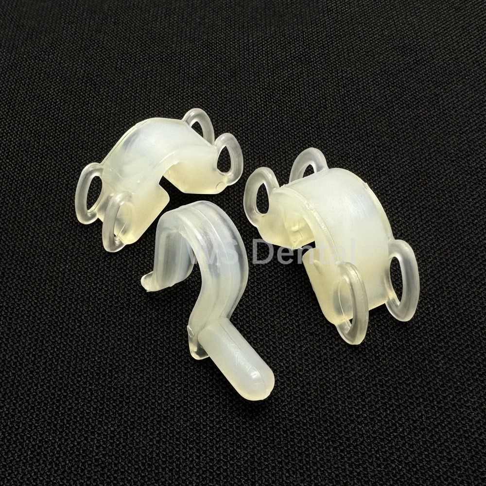 Silicone Soft Bite Block Dental Mouth Opener Props Occlusal Pad Cheek Retractor