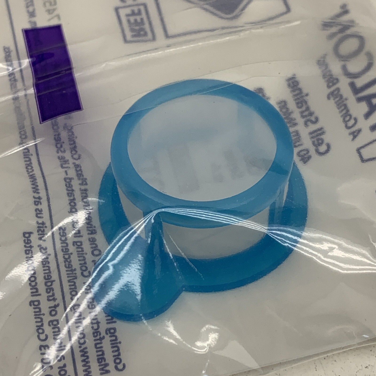(50-Pack) Falcon 352340 Sterile Cell Strainer 40µm Nylon, Blue, Sterile