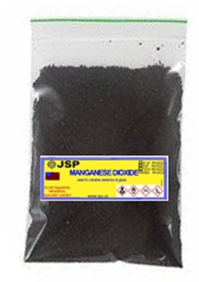Manganese Dioxide MnO2 4oz Powder 300 Mesh Oxidizer for Gold Silver Refining