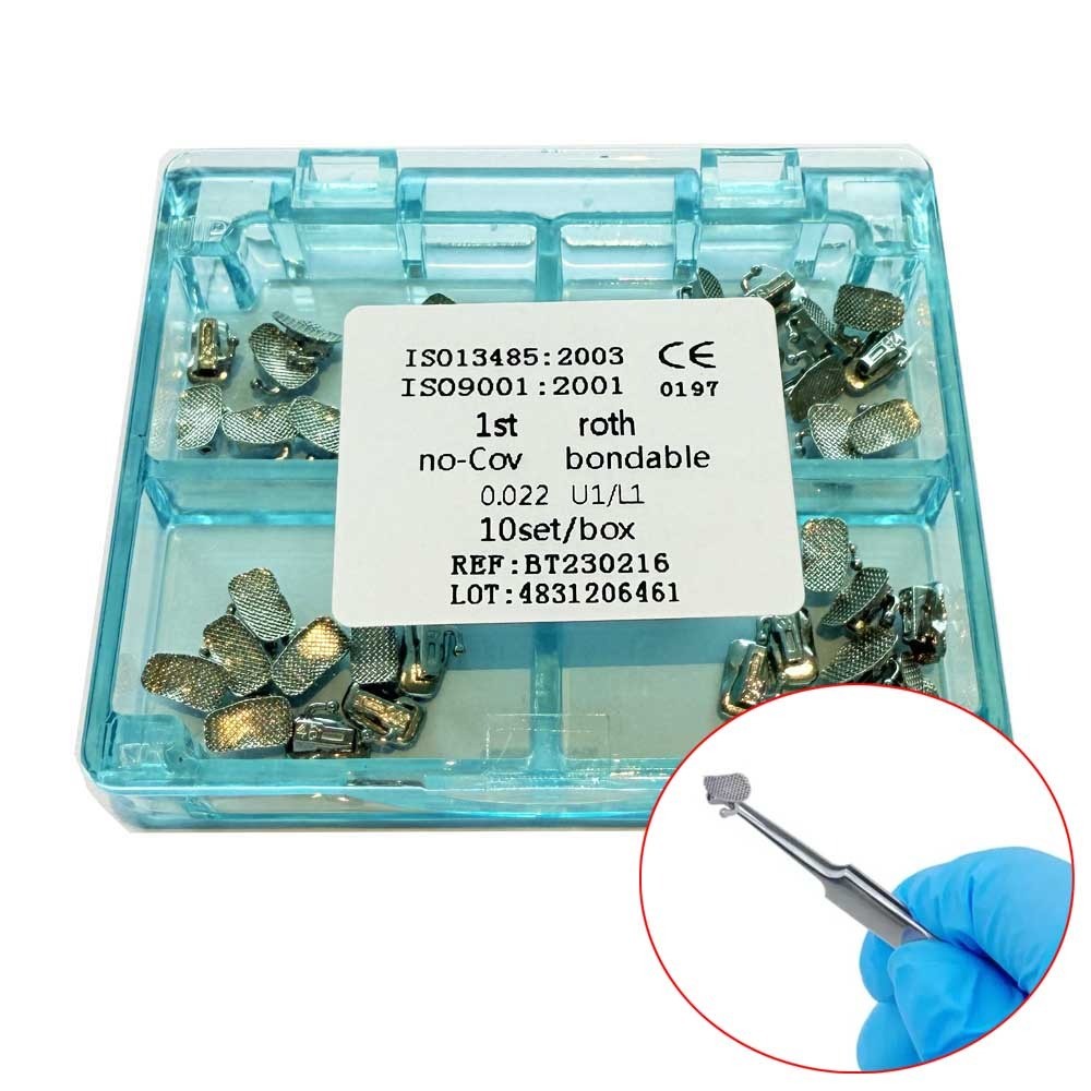 1st Molar Roth 0.022 Bondable Mesh 1 box Dental Orthodontic Single Buccal Tubes