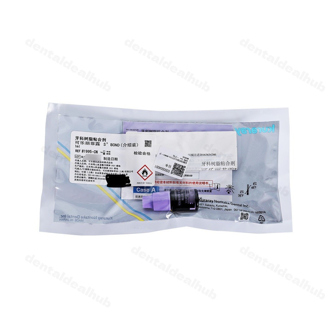 Kuraray S3 Bond Plus One Step Self Etch Light Cure Adhesive