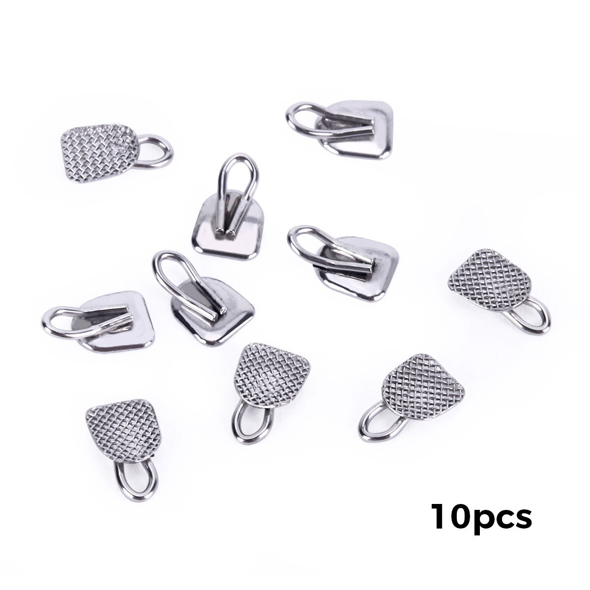 Dental Ortho Lingual Buttons Bondable Mono Mesh Base /Traction Buttons Chains