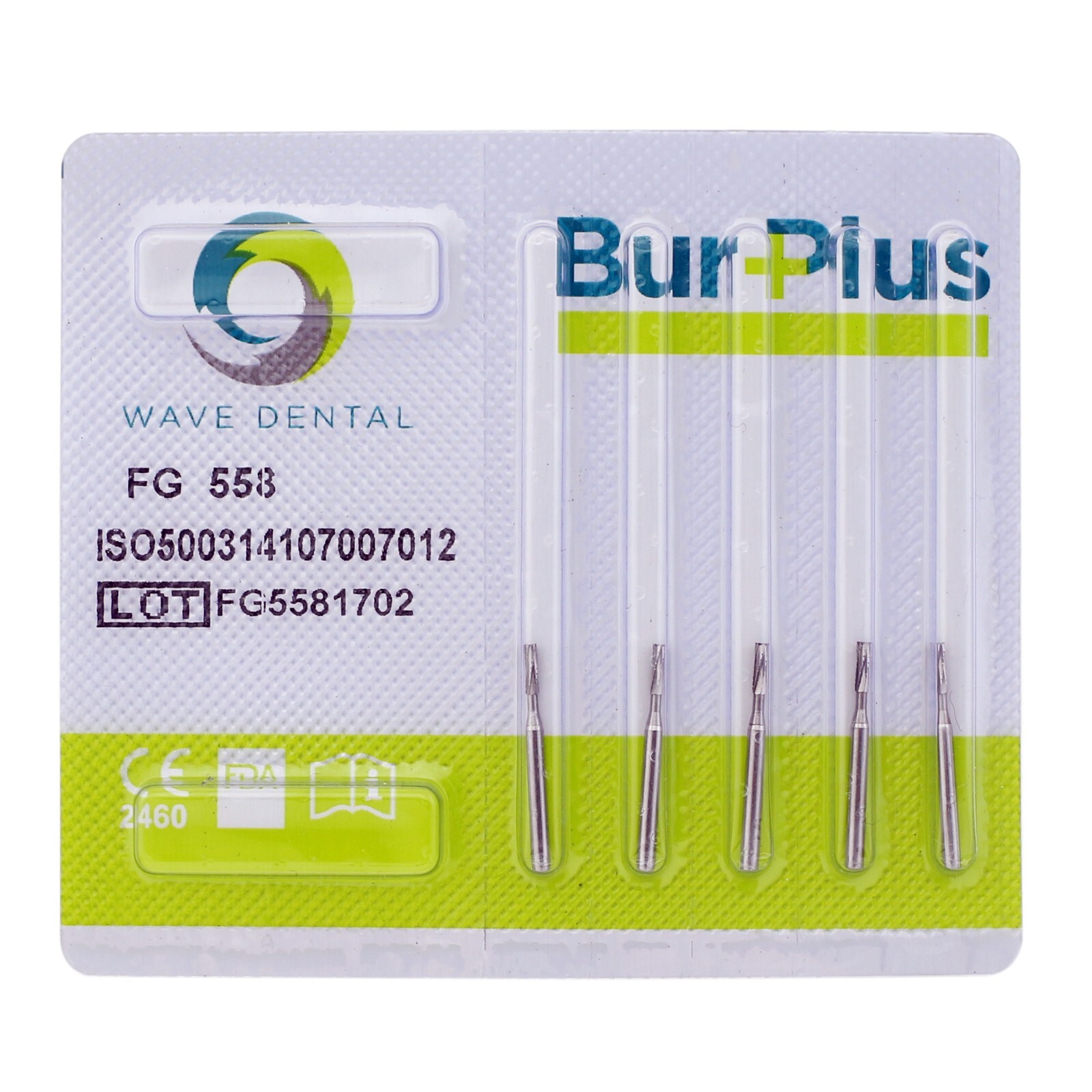 Wave Dental Carbide Bur High Speed FG 555 557 699 702 701L Prima Midwest Burs