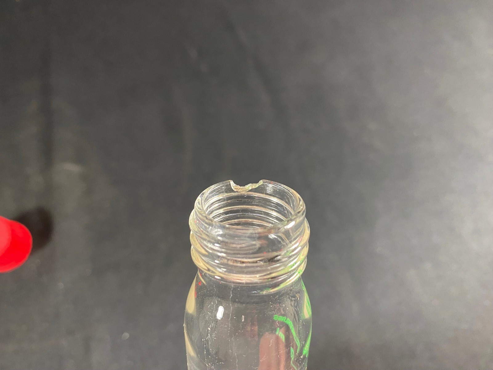 CHEMGLASS Glass 50mL M Frit 24/40 Solid Phase Peptide Synthesis Vessel Chipped