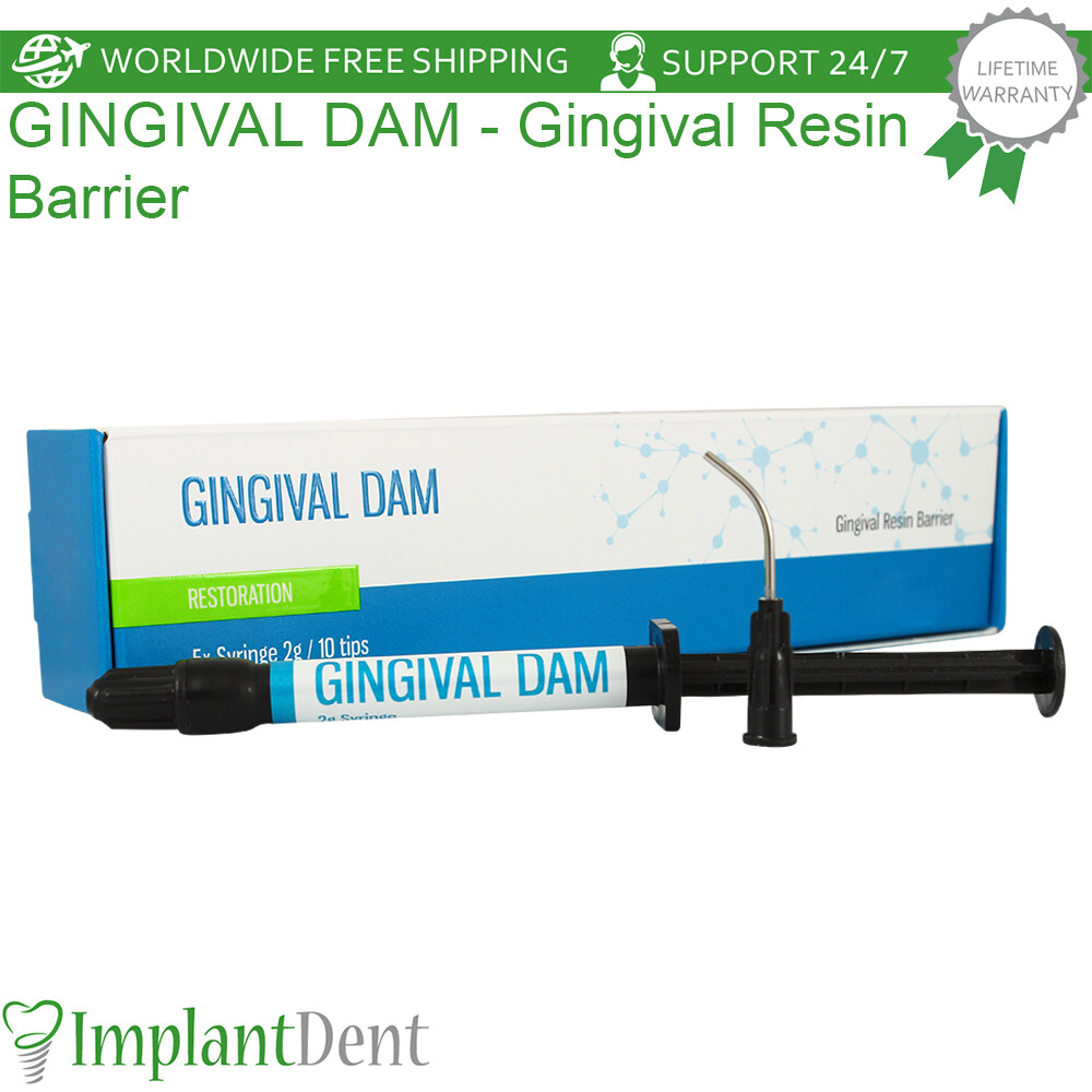 Dental Gingival Dam Resin Barrier Light Cure Teeth Whitening Gel Gums Protect