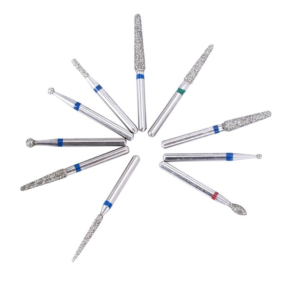 20 Types/100Pcs Dental FG Diamond Burs For High Speed Handpiece Medium AZDENT