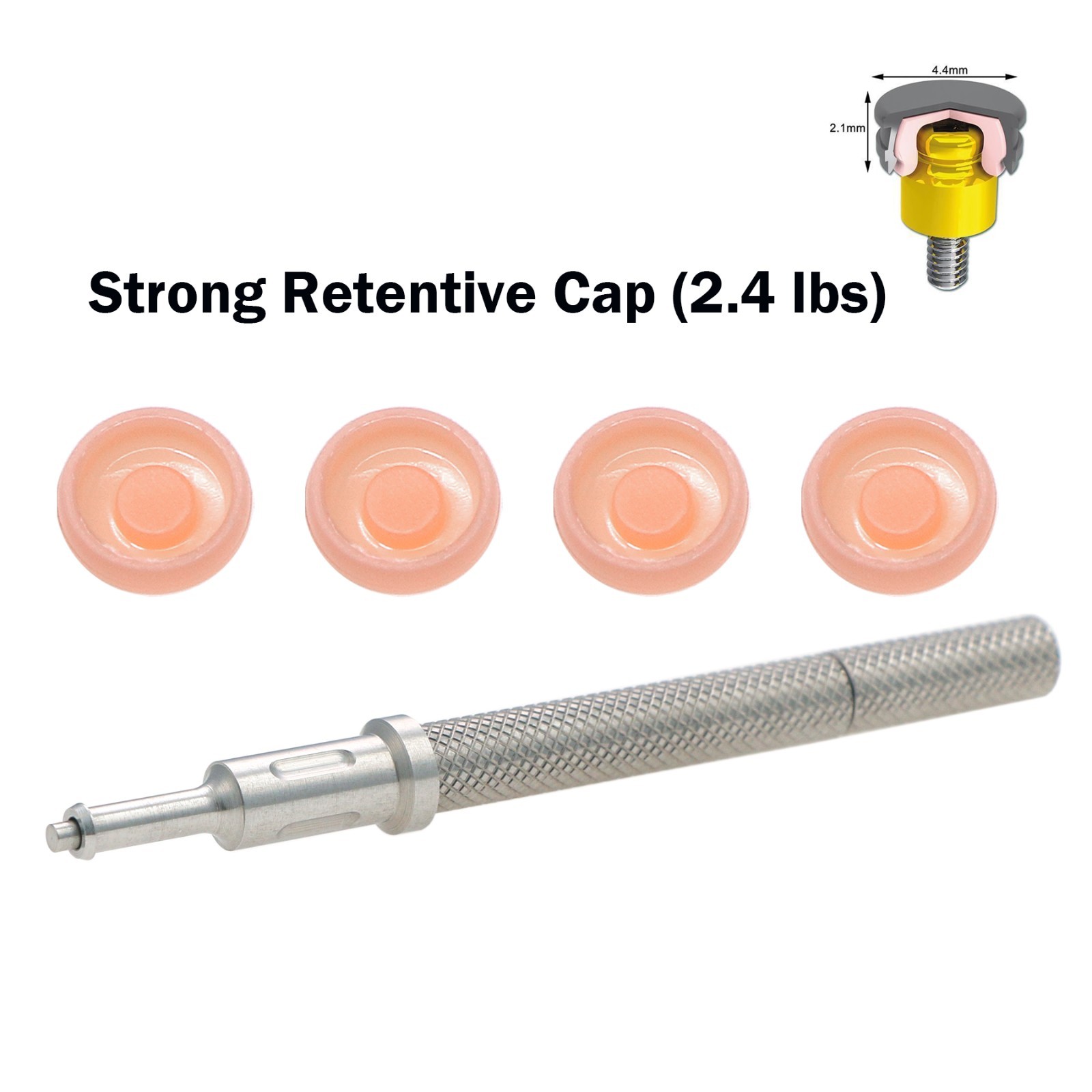 US Universal Implant 2.4lbs Retention Caps Insertion Extraction Remove Core Tool
