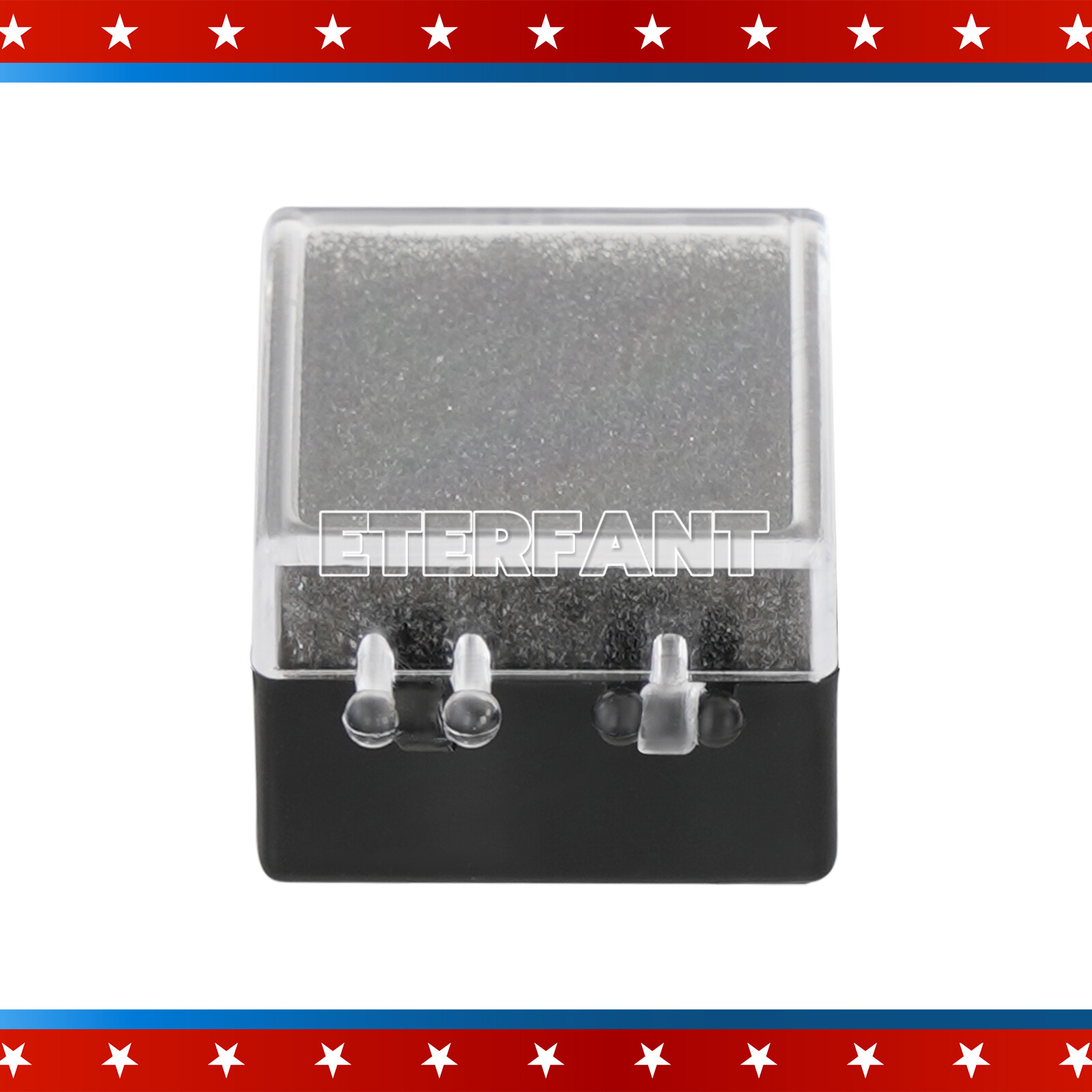 200PCs Dental Lab Crown/Veneer/Bridge Boxes- 1”-Clear Top with Sponge Fillers