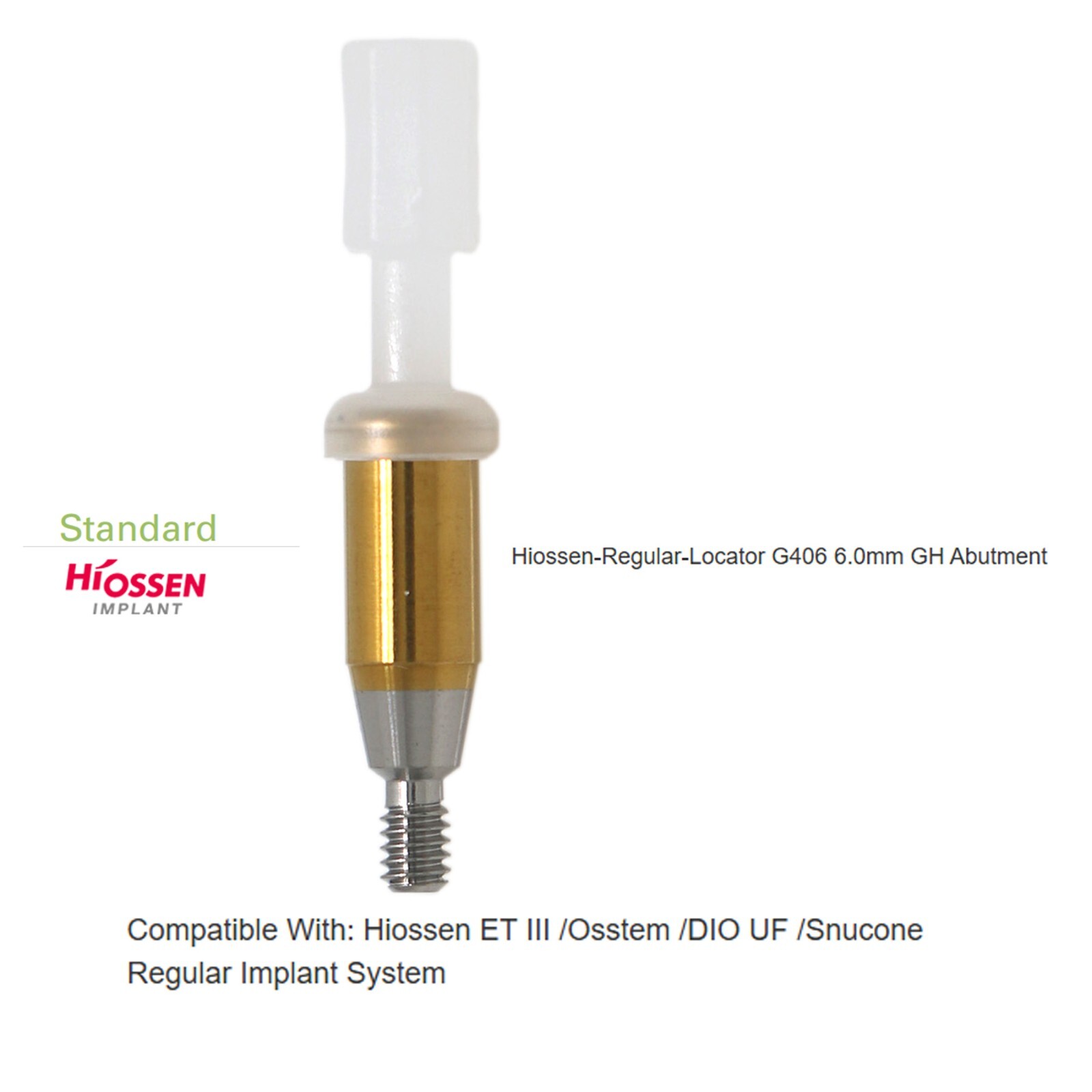 US Hiossen ET Overdenture Locator Abutment Compatible Mini/standard Implants