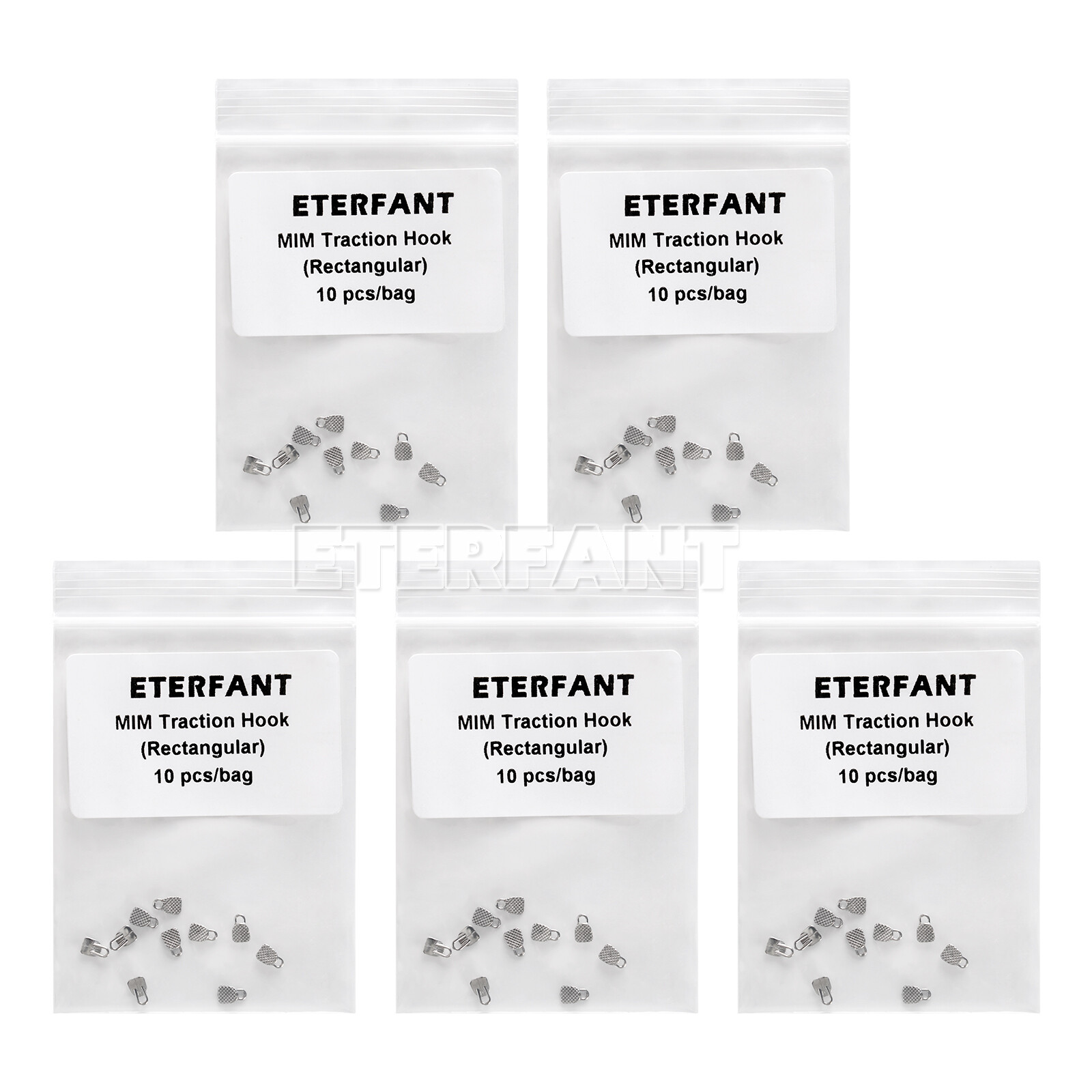 ETERFANT Dental Ortho Lingual Buttons Round/Rectangular/Button Chains Bondable