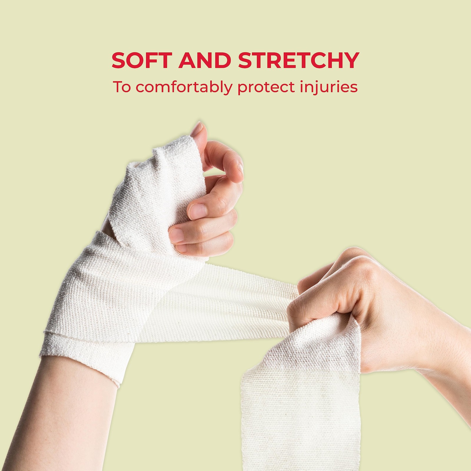 Ever Ready First Aid Conforming Gauze Roll Bandage Non Sterile Box of 12-4 4″