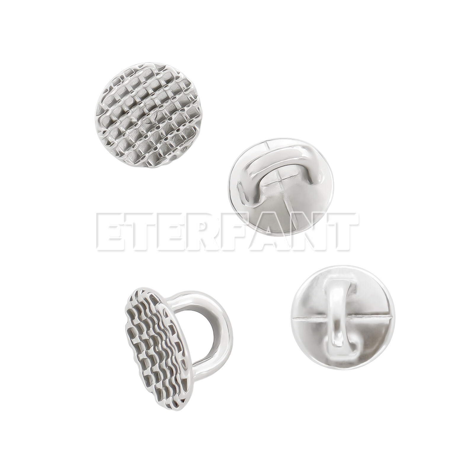 10PCs ETERFANT Dental Ortho Lingual Button Bondable MIM Direct Eyelet Round Base