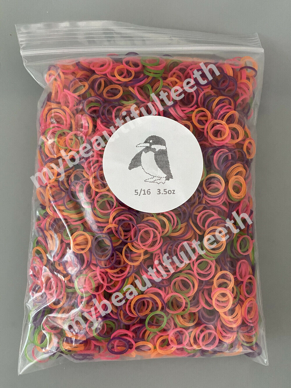 Dental Elastics Bands Colorful Elastic Ties Ligatures Orthodontic Rubber Bands
