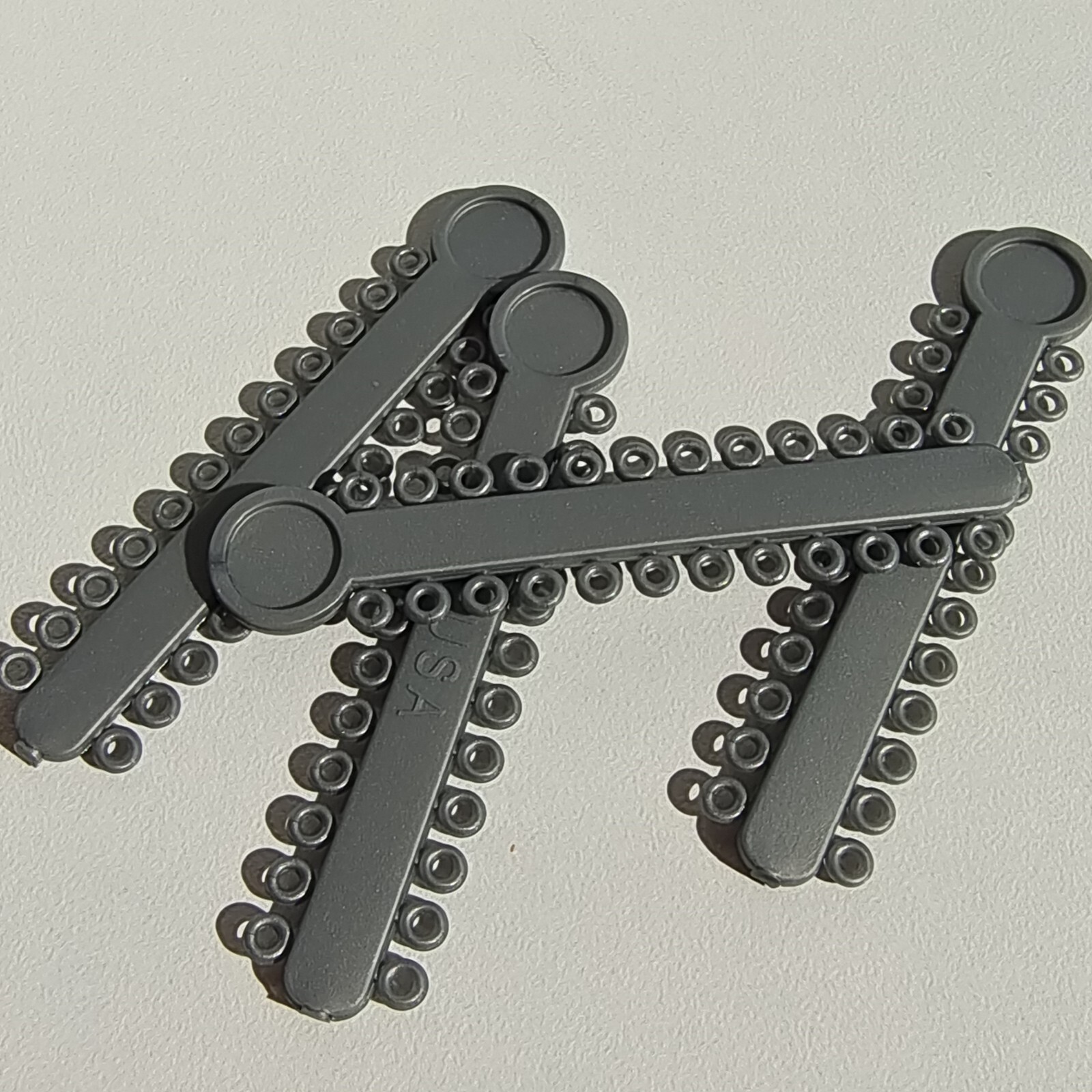 5Packs Dental Orthodontic Ligature Ties (Grey-Colored​）1008Pcs/Pack