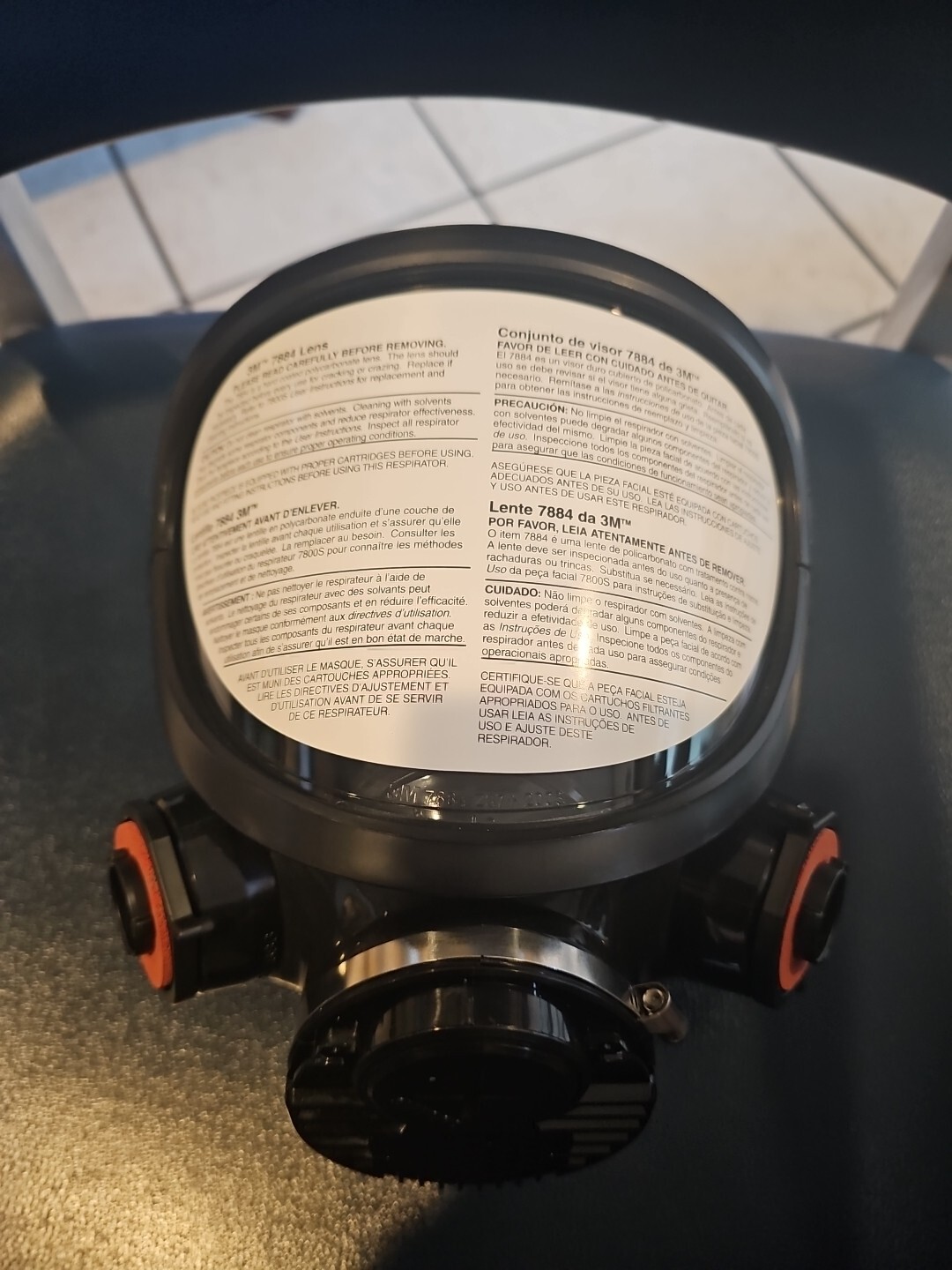 3M 7800S-S Full Facepiece/Gas Mask/Respirator Silicone Face Seal New Size Small