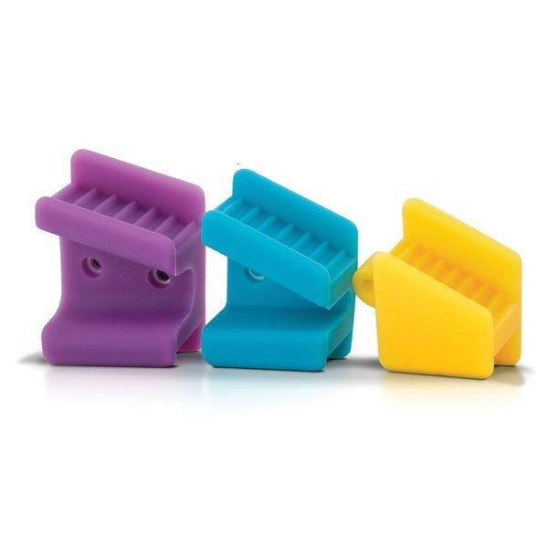 EXTND Silicone Mouth Props – Small (Pedo), Neon Yellow 2/Pk. Sterilizable