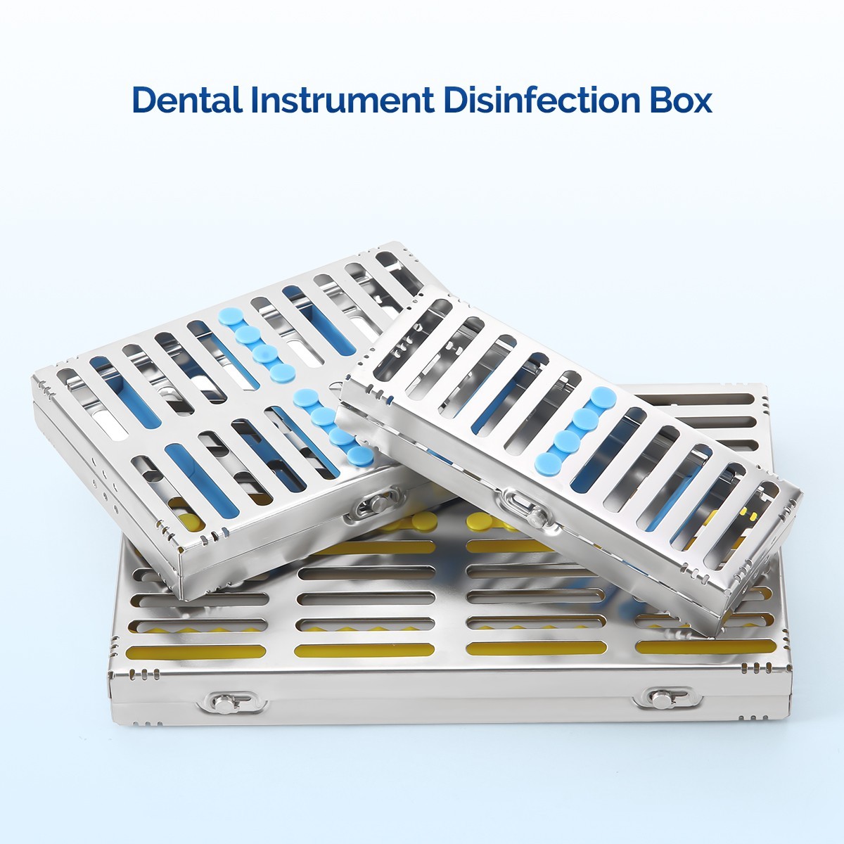 Dental Sterilization Cassette Rack Autoclavable Stainless Steel 135°C 5/10/20