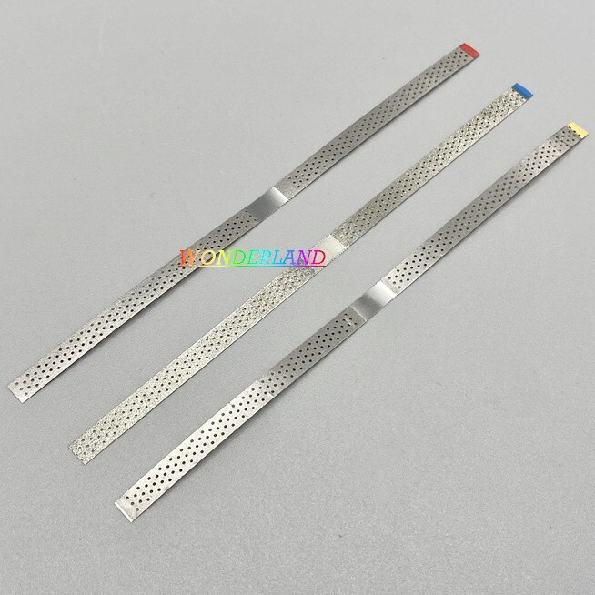 1x Dental Orthodontic Saw Diamond Polishing Finishing Strips Metal Sand IPR Fine