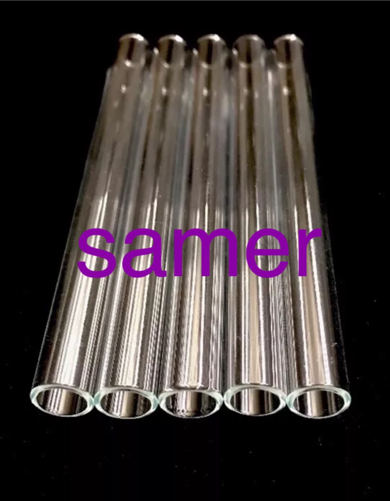 4″ Long (20) Pcs Glass Pyrex Blowing Tubes 10mm OD 8mm ID Tubing 1mm Thick Wall