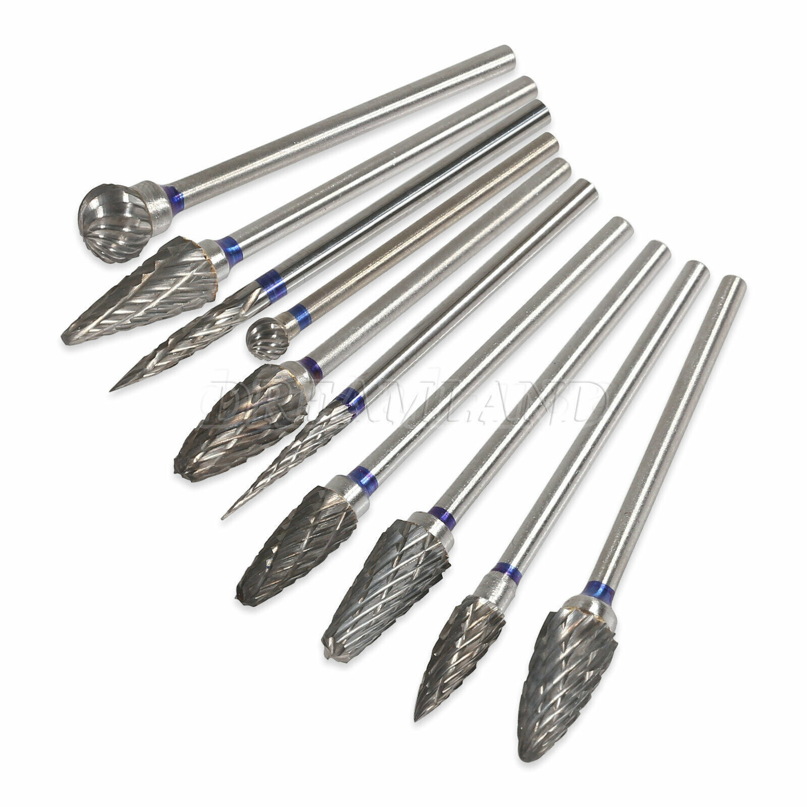 Dental Carbide Tungsten Steel Polishing Drills Acrylic Carbide Burs