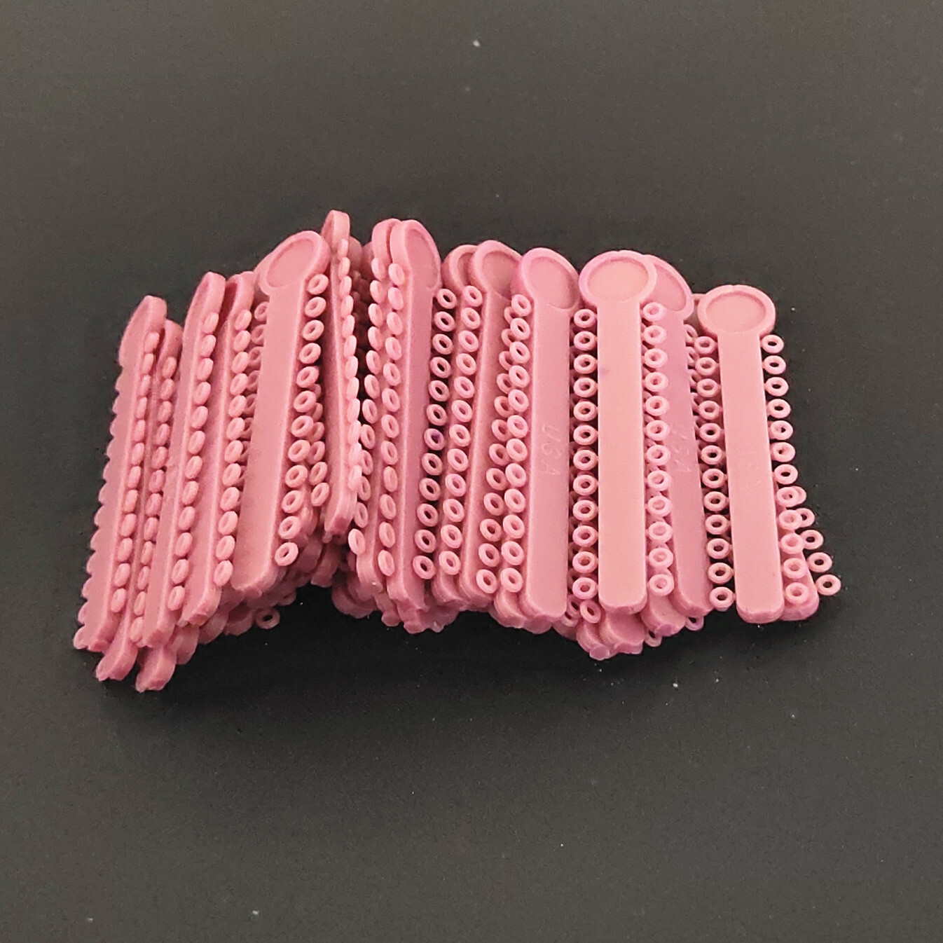 2 Packs Dental Elastic Ligature Ties Rubber Band Light Purple Color 1008Pcs/Pack