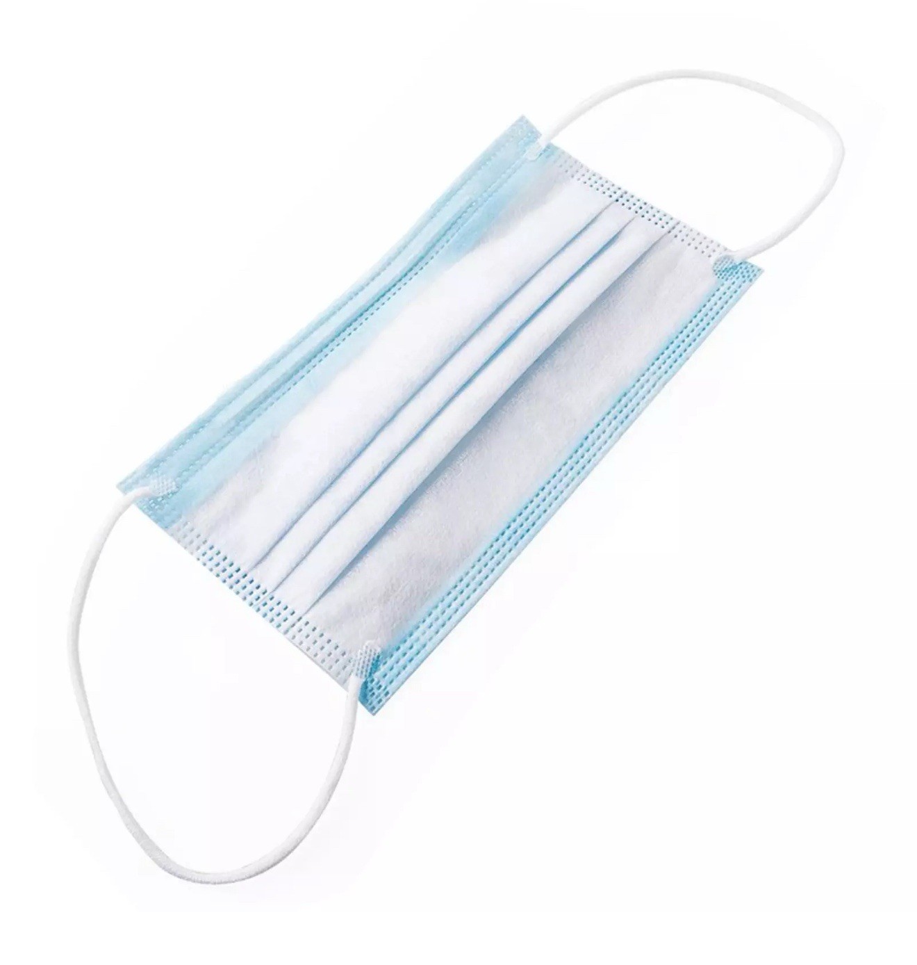 1000 PCS Disposable Face Mask Non Medical Surgical 3 Ply Ear loop Blue Masks