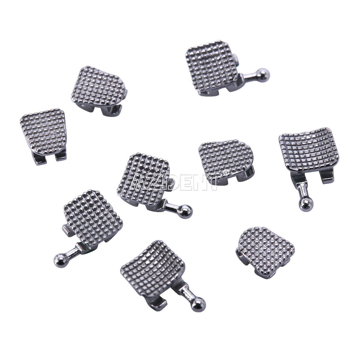 AZDENT Dental Orthodontic C3 MIM Bracket Braces Mini Roth MBT .022 Hooks 345