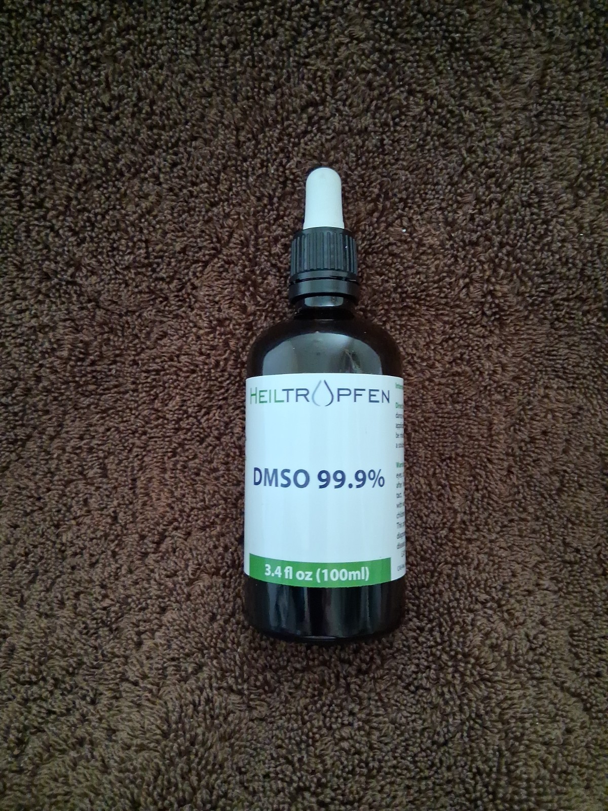 Heiltropfen DMSO 99.9% 3.4 Oz Dimethyl Sulfoxide Liquid!!